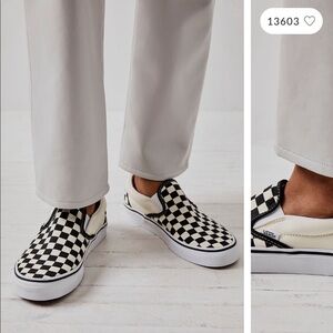 Vans Checkered Slip Ons